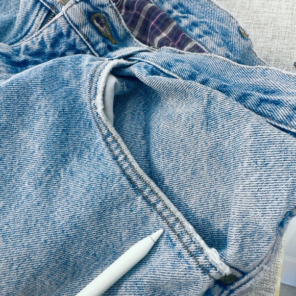 LL Bean Flannel Lined Jeans Mens 34x32 Double L Relaxed Fit Light Wash Blue - Picture 16 of 16